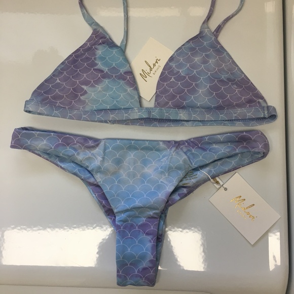 Midori Other - NWT Midori Two Piece Mermaid Bikini Set Sz Medium